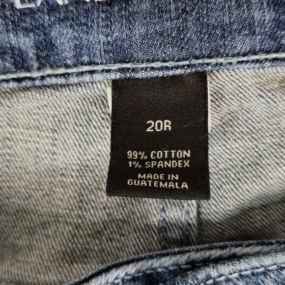 Lane Bryant Jeans Womens 20R Distressed Straight Leg High Rise Stretch Denim - Picture 5 of 11